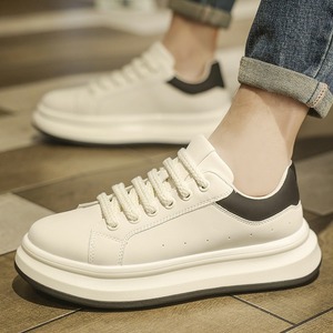 Nouvelles baskets blanches à plateforme style universitaire printemps 2026 pour adolescents – Chaussures de sport tendance et décontractées - Product Image 2