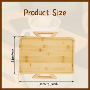 Ensemble de planches à découper rectangulaires écologiques et biologiques en bois, accessoires de cuisine par Crescent Crafts - Product Image 2
