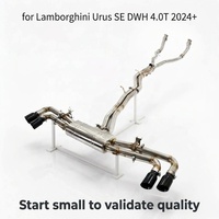 ING SUS304 Tuyau avant à soupape + échappement arrière pour Lamborghini Urus SE DWH 4.0T 2024+ |   Échappement à quatre sorties en gros