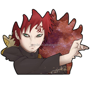 RICKY Gaara สติกเกอร์3D คุณภาพสูงสติกเกอร์รูปสัตว์เลี้ยงสติกเกอร์สั่งทำสติกเกอร์รูปเลนส์3D - Product Image 2