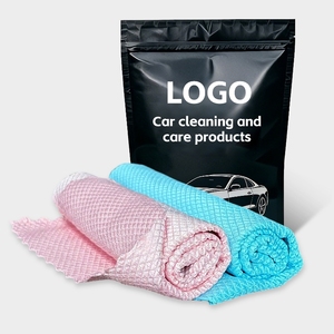 Serviette en microfibre à écailles de poisson, carrée, pour vitres, séchage rapide, douce, pour le nettoyage de la salle de <span class=keywords><strong>bain</strong></span>, de la cuisine, de la <span class=keywords><strong>maison</strong></span> et de l'intérieur de la voiture - Product Image 2