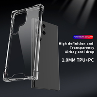 2024 acrylique transparent avec étuis de téléphone portable pare-chocs pour Samsung s24 ultra Galaxy s23 FE s22 plus s21