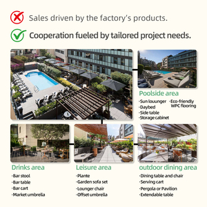 Tumbona al por Mayor con Estructura <span class=keywords><strong>de</strong></span> Aluminio y Cuerda Tejida a Mano <span class=keywords><strong>para</strong></span> Piscina Hotel Resort Calidad Comercial - Product Image 5