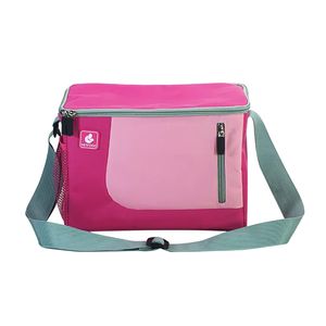 กระเป๋าเก็บความร้อนแบบมีซิปสะพายไหล่ รุ่นปี 2026 สำหรับใส่อาหารกลางวัน บรรจุได้ 6 กระป๋อง  กระเป๋าเก็บความเย็นแบบนุ่ม  บริการ OEM  รับผลิตตามแบบ  โลโก้สั่งทำได้  ขายส่งจำนวนมาก - Product Image 2