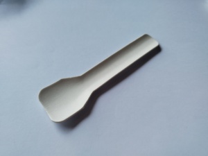 Cucchiaini di Carta Biodegradabili Personalizzati da 94mm, Più Resistenti e Spessi, per Yogurt e Gelato, Bianchi, Popolari sul Mercato - Product Image 2