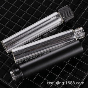 <b>Screw</b> Cap Glass Test Tube 22x115/120mm Black Anti-theft Cap Large Size Sample Vial - Product Image 5