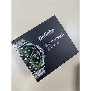 สมาร์ทวอทช์รุ่น Definite Smart Watch AW12 สำหรับผู้ชาย ระดับธุรกิจ มาตรฐานกันน้ำ IP67 รองรับการโทรด้วยเสียงผ่านบลูทูธ หน้าปัดหมุนได้ ดีไซน์โลหะ วัดอัตราการเต้นของหัวใจ หน้าจอ IPS ขนาด 1.3 นิ้ว แบตเตอรี่ 280mAh - Product Image 1