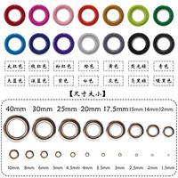 Boutons de style anneau classiques de luxe en fer anti-rouille, écologiques, durables et légers