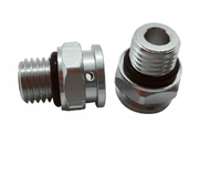 Bouchons de ventilation métalliques étanches avec respiration EPTFE M12 pour presse-étoupe de câble d'instrument industriel