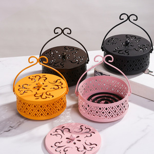 Supporto per spirali antizanzare in ferro massiccio dal design creativo, ignifugo e anti-scottatura, di <span class=keywords><strong>grandi</strong></span> dimensioni per uso domestico e giardino - Product Image 1