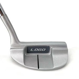 रबर पकड़ के साथ ओम स्टेनलेस स्टील गोल्फ पटर हेड रबर पकड़ सार्वभौमिक दाएं हाथ के कारखाने थोक - Product Image 1