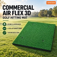 Tapis d'entraînement de golf professionnel 3D en nylon pour simulateur d'intérieur, clubs, entraînement à domicile, tapis de frappe de golf