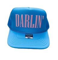 Gorra de camionero de malla con estampado personalizado, gorra de camionero de espuma de 5 paneles OTTO, gorra de camionero de alta calidad