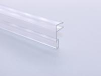 Bande de protection transparente en PVC pour profil de douche, bande de bordure en plastique pour verre, bande de bordure en PVC pour étiquettes de cartes, la plus vendue