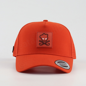 Casquette personnalisée avec logo en PVC Casquette personnalisable à séchage rapide Performance Gorras Originales Casquette de baseball de golf étanche pour hommes - Product Image 3