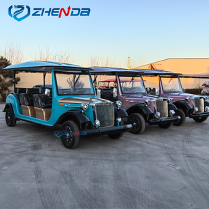 Autos Clásicos de Lujo Color Púrpura, Autos Utilitarios Nuevos de 11 Asientos, Auto Eléctrico Vintage Antiguo para Turismo en Venta - Product Image 6