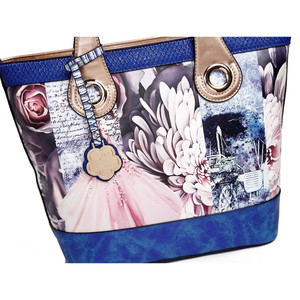 Blossomz 3PC Set Tote + Travel Carry on Bags [BBL6999-9018-WA] - Product Image 6