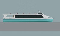 Catamaran Grandsea de 22 m en acier, bateau-taxi pour passagers et équipage avec 80 places à vendre