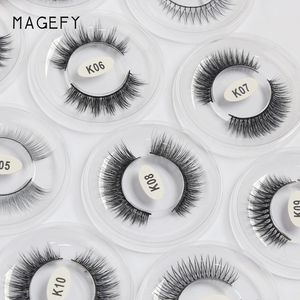 <span class=keywords><strong>Magefy</strong></span> OEM 12 Paires Main 3D Faux vison cils - Product Image 4