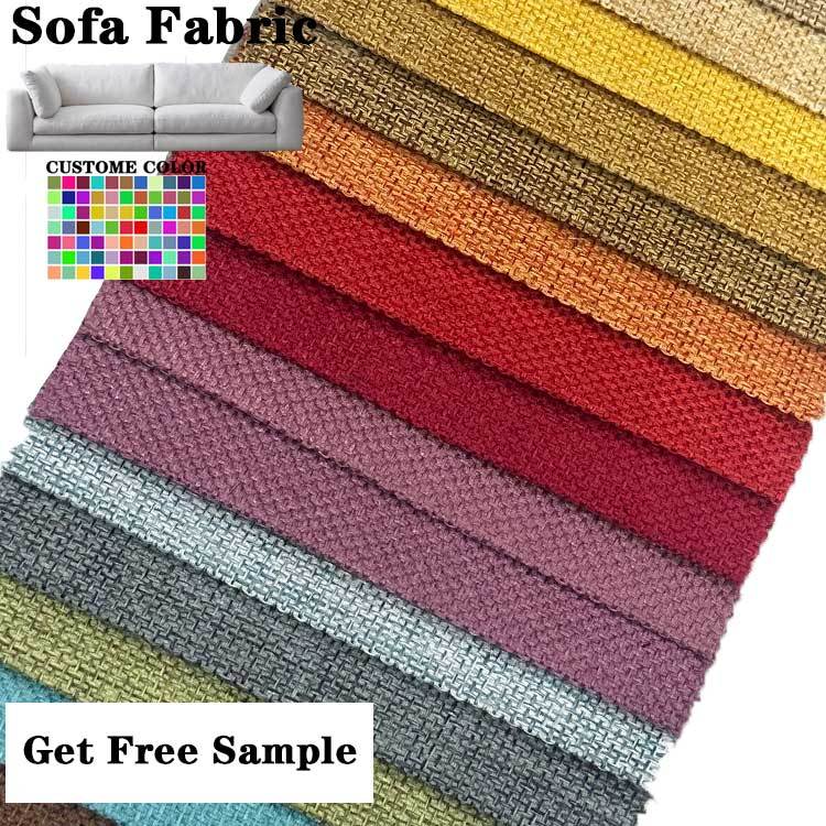 2177 Manufacturers 100Polyester Jute Linen Sofa