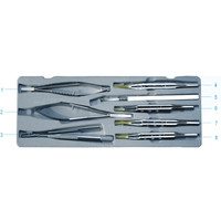 La chirurgie ophtalmique d'instrument ophtalmique place le forceps chirurgical micro réglé pour l'implantation de lentille intraoculaire