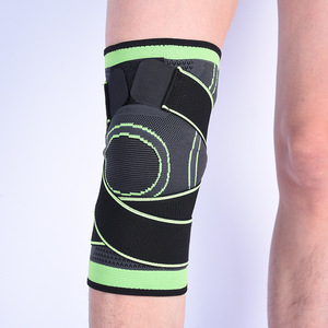 Rodilleras de compresión antideslizantes para entrenamiento deportivo, fútbol y ciclismo, con soporte para pantorrilla y correas, al por mayor - Product Image 5