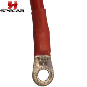 Câble d'alimentation 6AWG 600V pour onduleur avec bornes, 30/50cm, connecteur en cuivre massif, isolation en caoutchouc automobile pour <span class=keywords><strong>voiture</strong></span>, camping-car, bateau, solaire - Product Image 4