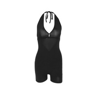 Combinaison de sport et de yoga pour femme, été 2026, nouvelle combinaison sexy dos nu plissée à nouer
