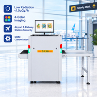 Prix usine Scanner de bagages à rayons X 5030 multi-énergie haute résolution AWG32 pour inspection de sécurité des bagages dans les stations de métro