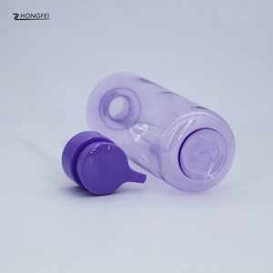 Màu Tím 500Ml Sang Trọng Mỹ Phẩm <span class=keywords><strong>Container</strong></span> Có Thể Được Bơm Lại Vòng Nhựa Chai Dầu Gội Đầu 16Oz Cho Kem Dưỡng Da Điều Hòa Bao Bì - Product Image 4