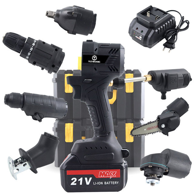 Professional Electric Cordless Power Tool with Lithium Battery Combo Kits