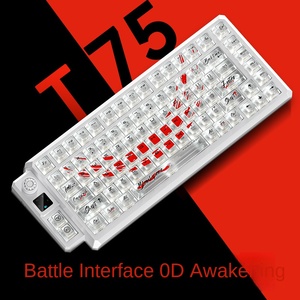 Teclado Mecánico Inalámbrico Langtu T75 Personalizable de Tres Modos, 2.4Ghz, Retroiluminación RGB, USB-C, Intercambiable en Caliente, para Juegos y Oficina - Product Image 5
