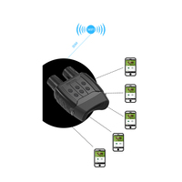 Nouvelles jumelles numériques compactes avec caméra infrarouge WIFI longue portée, vision nocturne HD 960P, portée de 300 m, zoom numérique 4x, micro SD