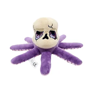 New Arrivals Wholesale Octopus Stuffed Animal Toys Terry The Octoskull Plush Toy