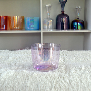 Set di Campane Tibetane in Cristallo Alchemico HF per Bagno Sonoro Curativo, Campane Sonore in Cristallo di Quarzo Colore Pastello per Meditazione - Product Image 6