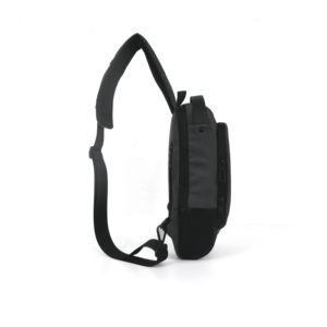 Moda De Mano De un Hombro Gris Oscuro De Gamuza Costura Cremallera Bolsa De Pecho - Product Image 3