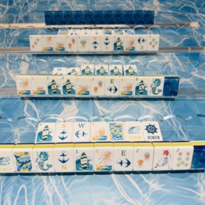 Nouvel Arrivage – Ensemble de Mahjong de Luxe Style Hamptons – Jeu de Tuiles Premium 160 Pièces – Mahjong Américain en Acrylique – <span class=keywords><strong>Agent</strong></span> Agréé - Product Image 6