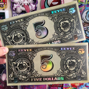 Cartes Pokémon colorées en dollars américains de la série animée PY, jeu de société, vente en gros, cadeau, décoration, fournisseur de cartes Pokémon pour enfants - Product Image 5