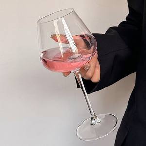 Verre à <span class=keywords><strong>vin</strong></span> en cristal <span class=keywords><strong>rouge</strong></span> bordeaux <span class=keywords><strong>de</strong></span> style européen rétro, luxe léger, grand ventre, capacité <span class=keywords><strong>de</strong></span> 401 à 500 ml - Product Image 2