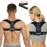 Attelle orthopédique de soutien du haut du dos en mousse, ceinture de correction de la clavicule pour la correction de la posture, soutien de correction inférieure