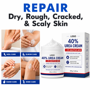 Crema de urea y ácido salicílico ODM para hidratar la piel, exfoliar suavemente, suavizar la piel gruesa, áspera y escamosa, reparar la piel seca y con callosidades en todo el cuerpo. - Product Image 3