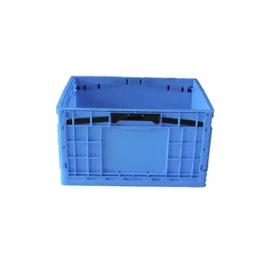 Caixas de plástico dobráveis empilháveis e empilháveis para banana, caixa móvel dobrável e reciclável de melhor qualidade