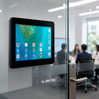 Layar Sentuh 15.6" 1080p Tangguh Industrial Rockchip Quad Octa Core Wi-Fi POE NFC RJ45 Ethernet Bisnis Sekolah Pendidikan ROHS