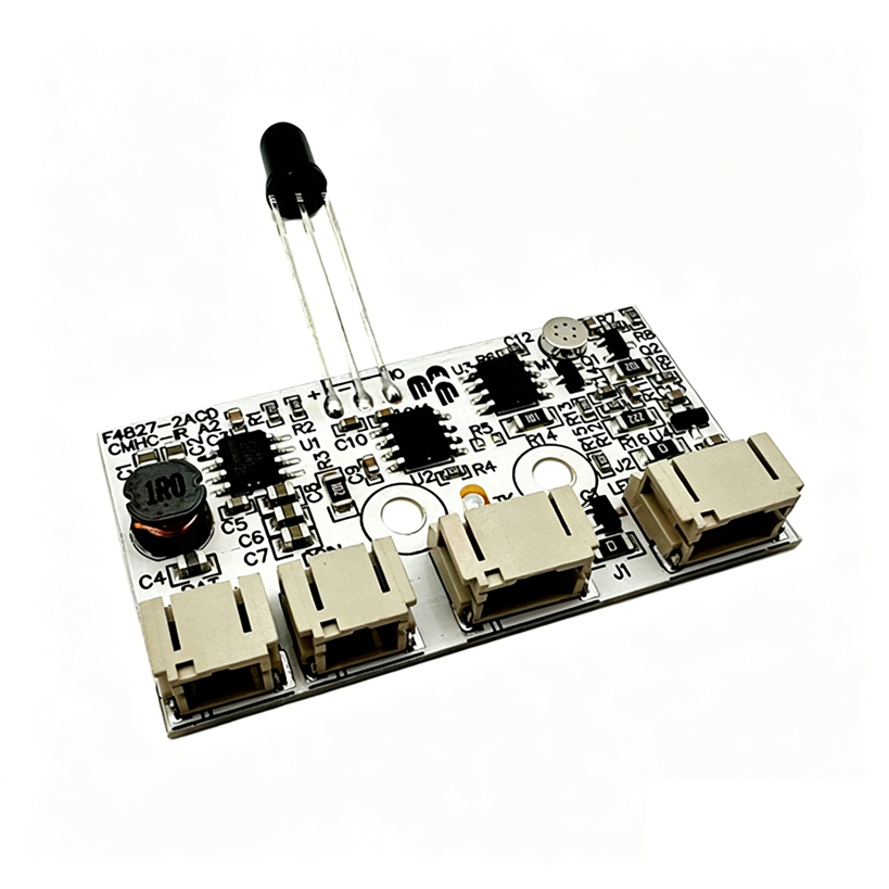 5V DIY RGB LED Circuit Board Kit IR Remote Dimmable LED Strip Set with ...