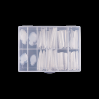 Kit de 10 Formes Réutilisables pour Ongles Carrés, Amande et Stiletto – Boîte de Formes d'Extension d'Ongles – Vente en Gros OEM