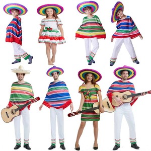Conjunto de Poncho y Sombrero Mexicano <span class=keywords><strong>para</strong></span> Adultos - Product Image 2