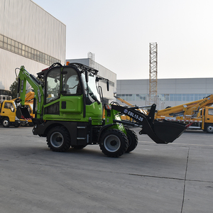 Miniexcavadora Cargadora EBL15-26 en Oferta, 4x4 de Alta Calidad con Certificación CE, Cargadora Frontal de Ruedas Diésel 4WD - Product Image 6