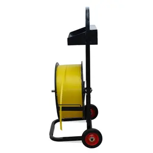 Manufacture In China Manual Packing Banding Steal Strapping Dispenser Carts Trolley