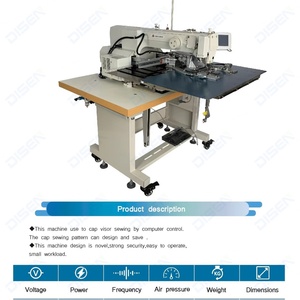 Industrial High-Speed Programmable Thread Trimmer Baseball Cap Sweatband Visor Post <b>Bed</b> Stitching Full Automatic Computerized - Product Image 2