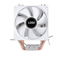 Pendingin CPU RGB 90mm 4 Heat Pipe 1200 Budget Tower Cooler dengan Kipas PWM, Kebisingan Rendah & Aliran Udara Tinggi untuk Intel 1700/AMD
